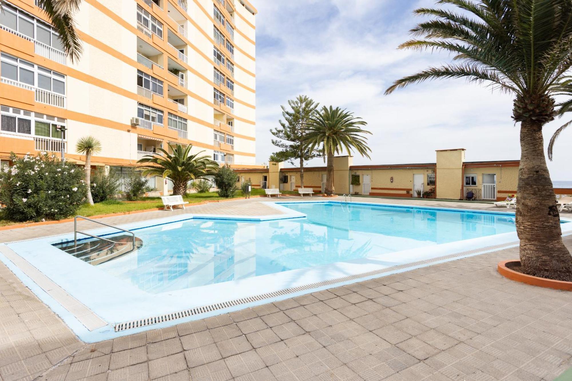 Frontline Duplex Las Arenitas With Pool Candelaria Exteriér fotografie